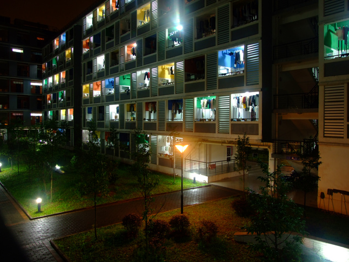 校园夜景