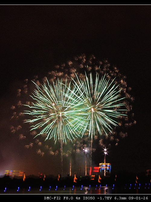 广西南宁09年春节烟花