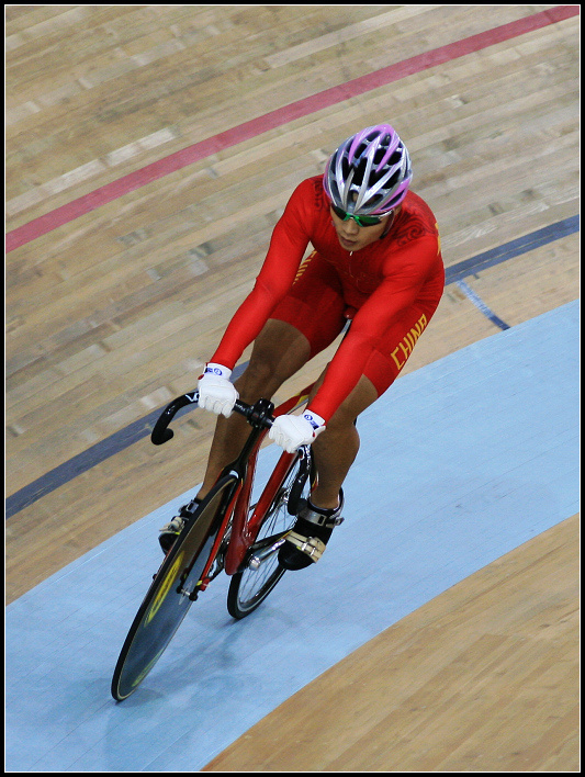 【奥运会自行车比赛--速度与激情摄影图片】北
