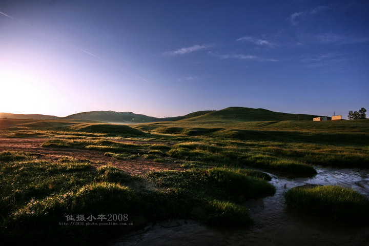 【日出时分摄影图片】河北省丰宁坝上草原风光