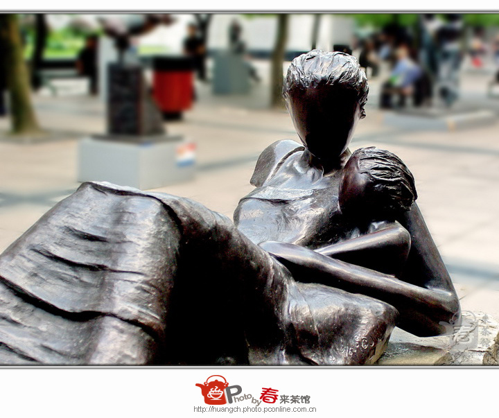 【街头雕塑·南京路步行街摄影图片】上海 南