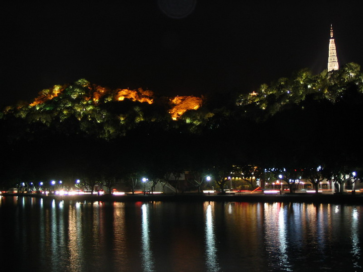 【西湖夜景摄影图片】杭州西湖风光摄影