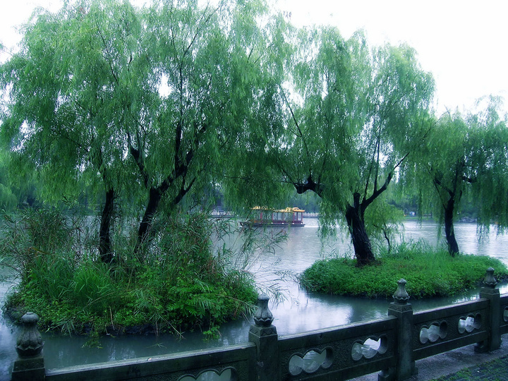 烟雨蒙蒙瘦西湖