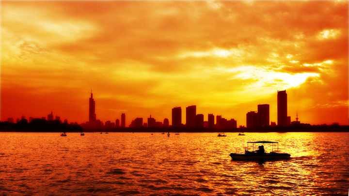 【几度夕阳红摄影图片】南京风光旅游摄影