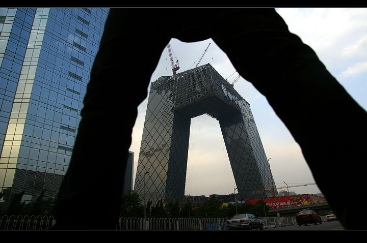 【央视新大楼.摄影图片】北京东部CBD风光旅