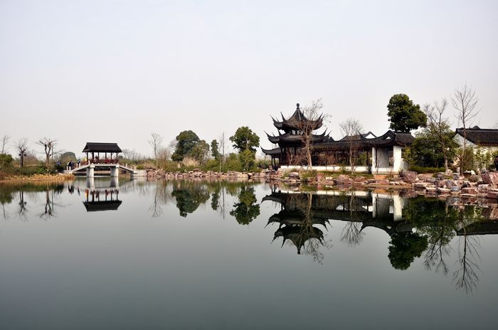 春节游杭州西溪湿地高庄
