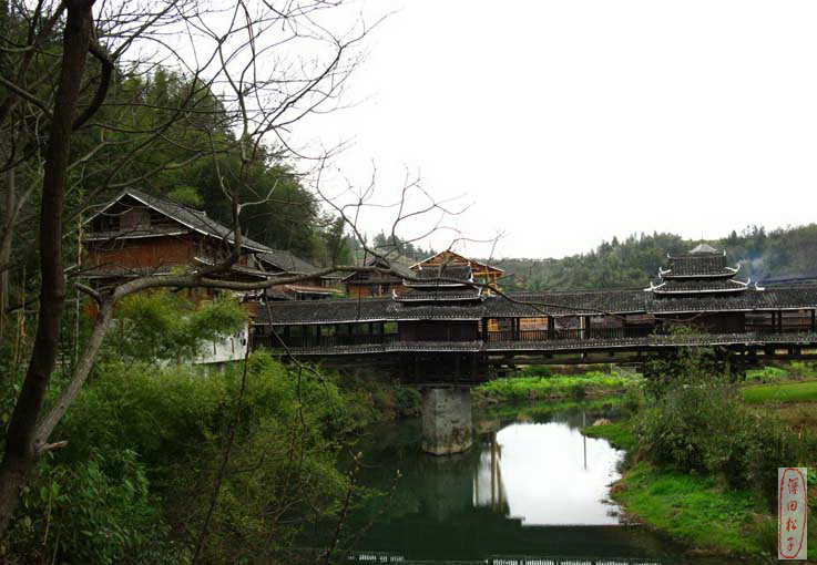 柳州三江侗族八寨风景