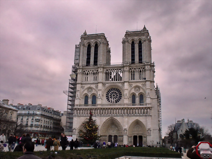 【巴黎圣母院摄影图片】法国风光摄影_天下美