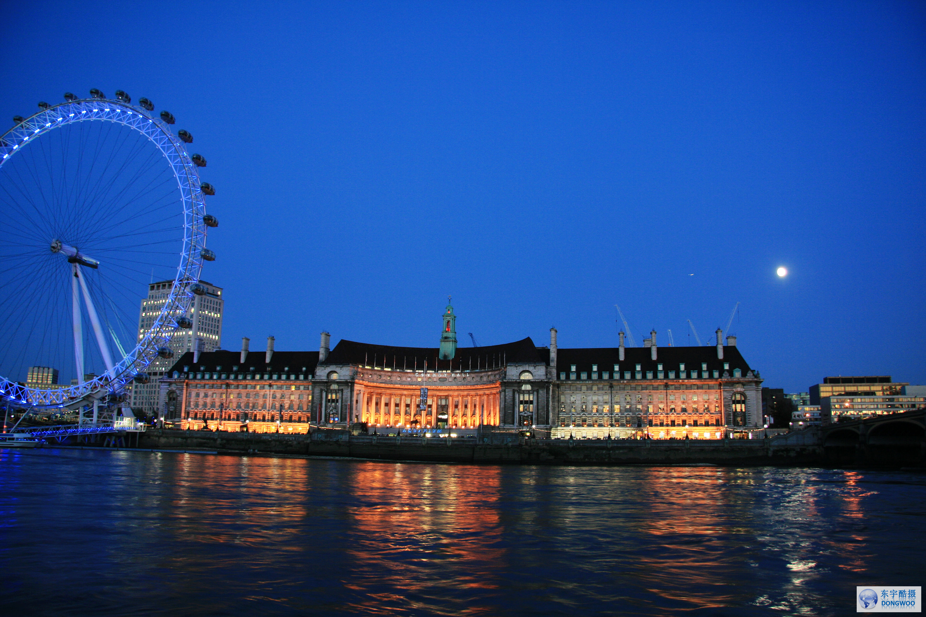 【泰晤士河上的经典摄影图片】英国伦敦风光旅