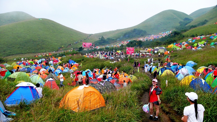户外天堂喜迎第二届武功山国际帐篷节