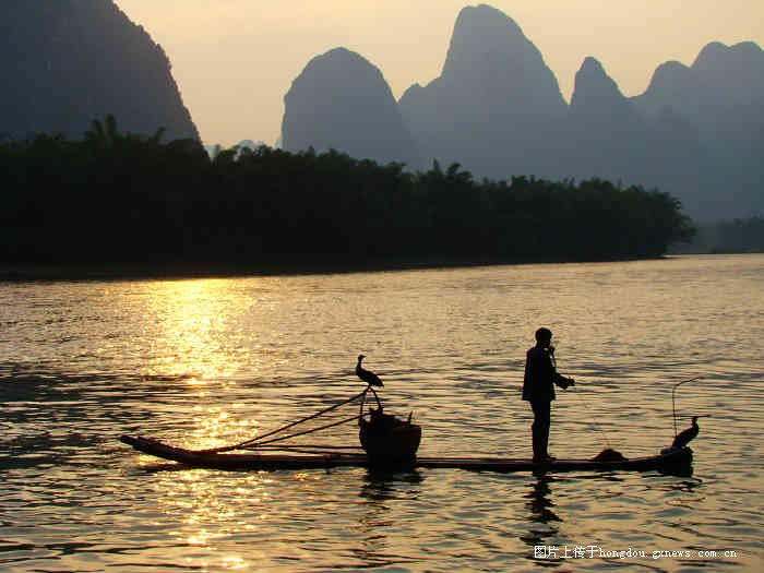 【渔翁唱晚摄影图片】桂林风光旅游摄影