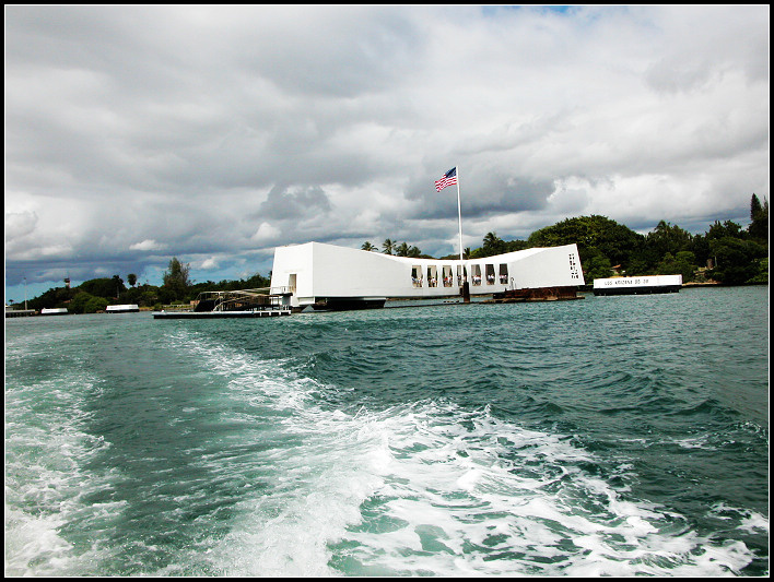 【夏威夷珍珠港事件-亚利桑那号纪念馆摄影图