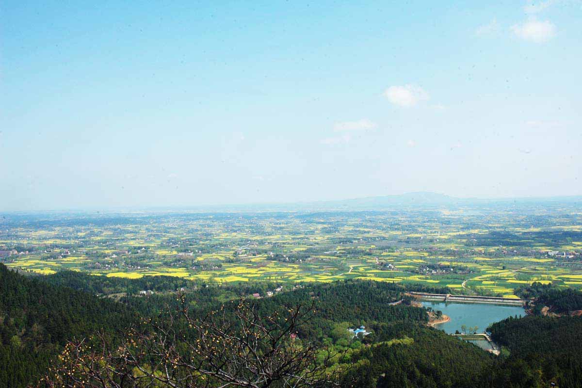 白兆山风光