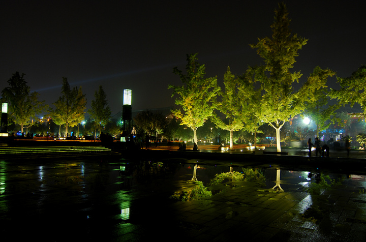 大雁塔广场夜景