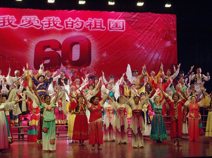 武汉地区高校老同志庆祝建国60周年文艺演出