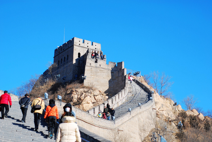 【冬の万里の长城摄影图片】Peking China风光