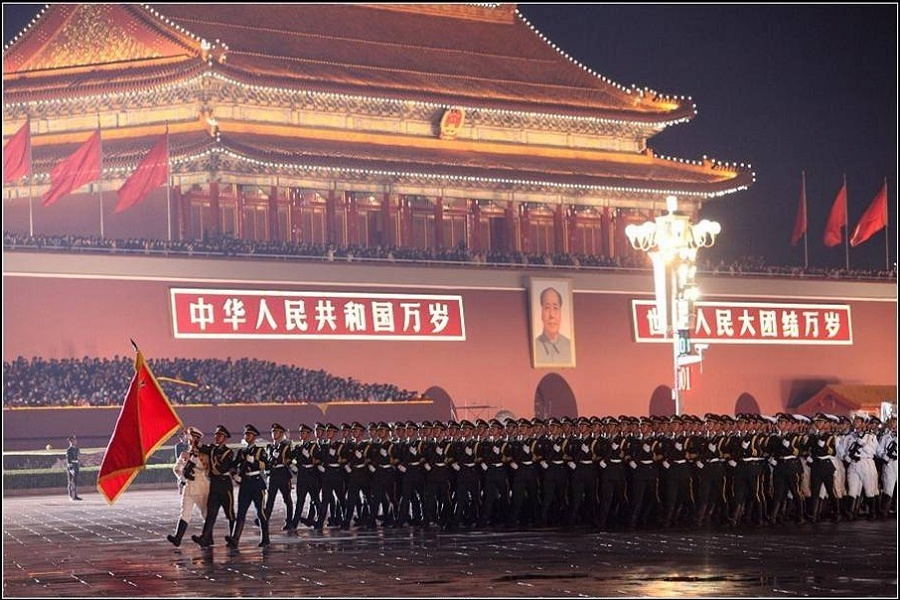 国庆阅兵大演练