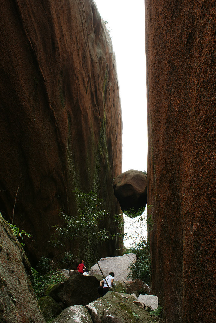 福建乌山一线天