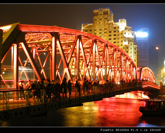 【上海地标--外白渡桥摄影图片】上海外白渡桥
