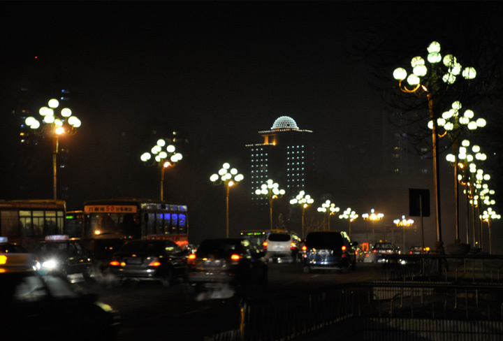 乌鲁木齐夜景一角