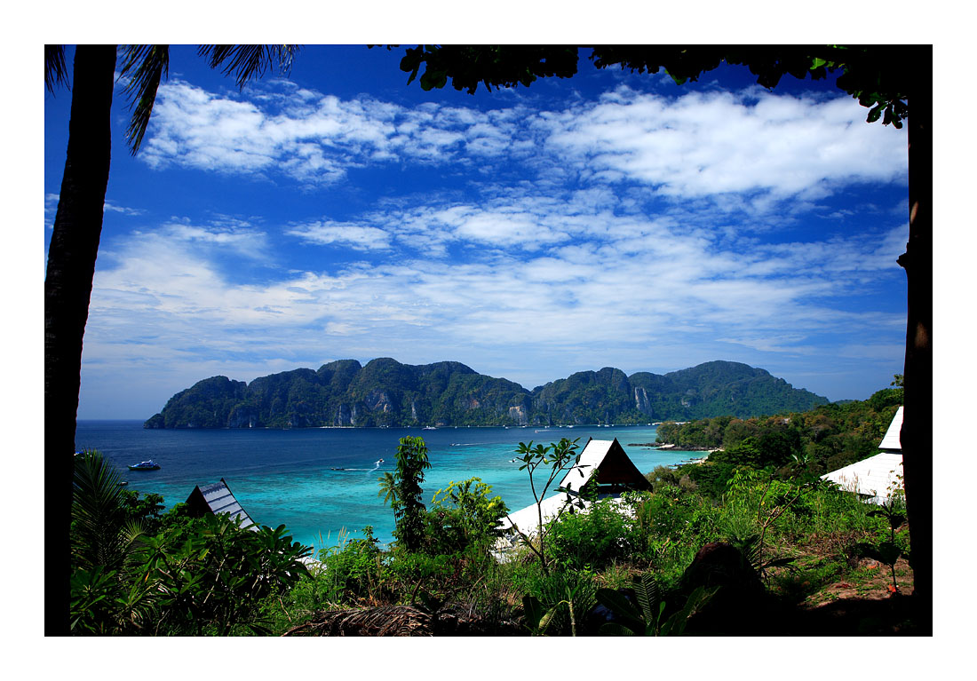 【美丽的泰国普吉皮皮岛摄影图片】皮皮岛风光