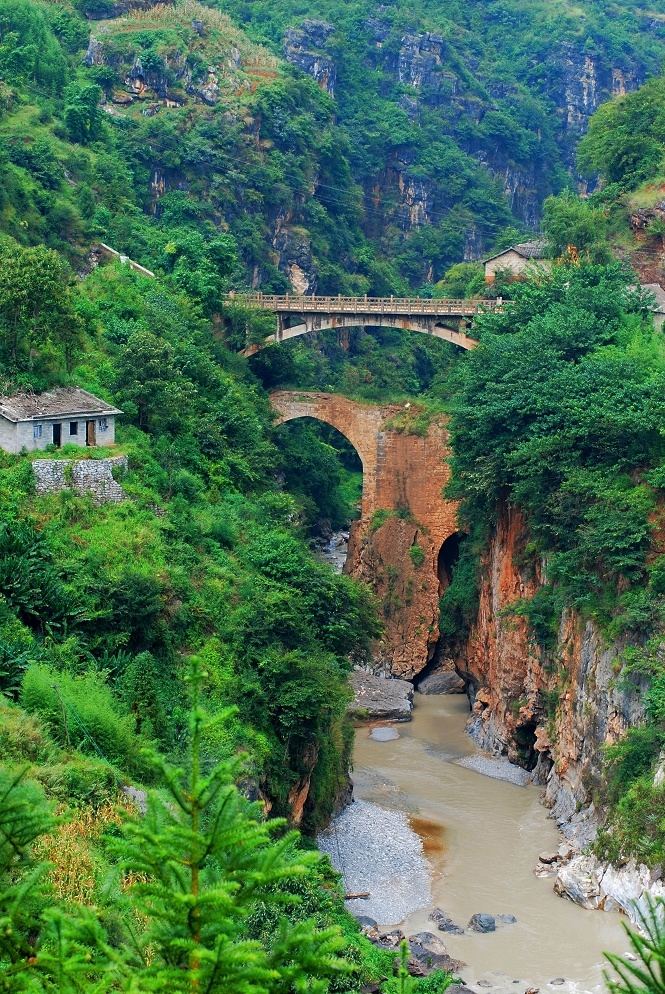 【沟通(块泽河大峡谷)摄影图片】富源县富村镇风光_网