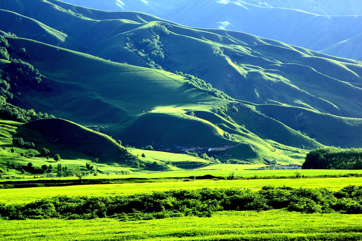 【空中草原--那拉提摄影图片】新疆伊犁风光摄影_太平洋电脑网摄影部落