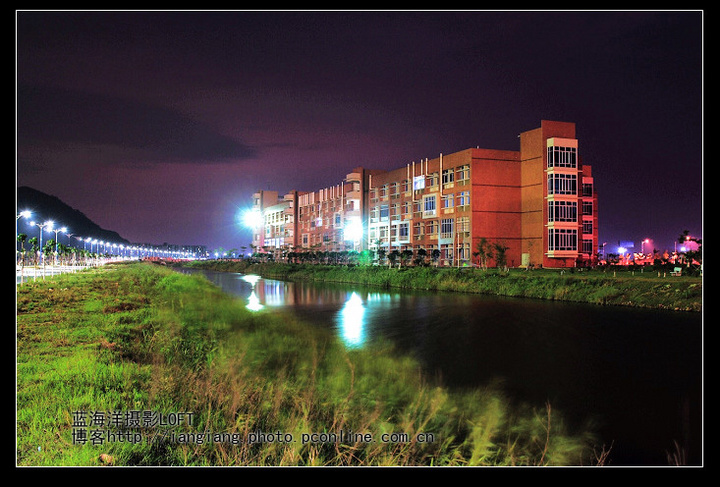 【吉林大学珠海学院夜景摄影图片】三灶风光摄