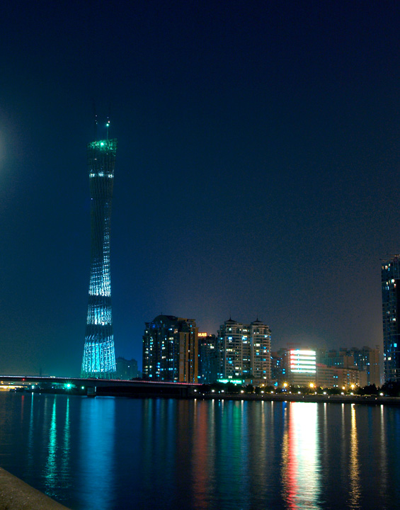 广州二沙岛夜景风情