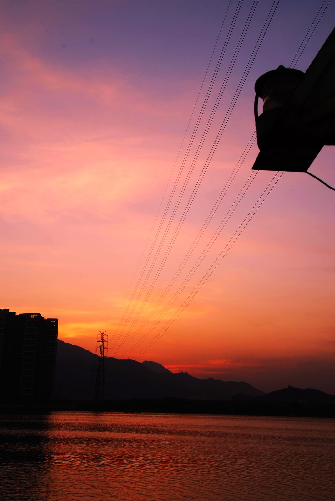 夕阳晚景