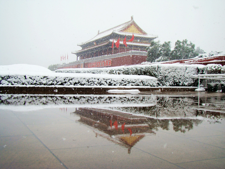 飞雪飘京城(天安门)