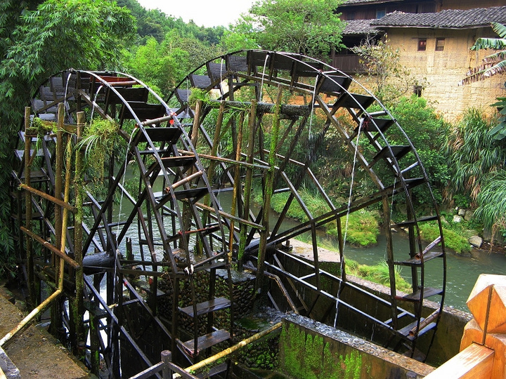 【客家风情a客家土楼摄影图片】福建永定县湖cad转换怎么图形成文字把图片