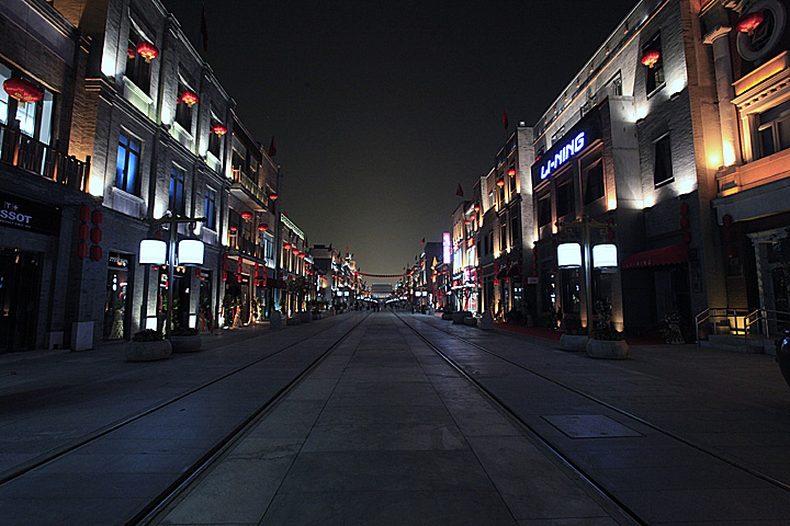【北京前门大栅栏商业街摄影图片】北京市风光
