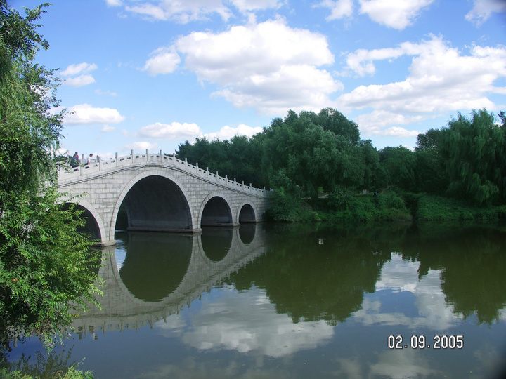 【长春动植物园的桥摄影图片】公园风光旅游摄