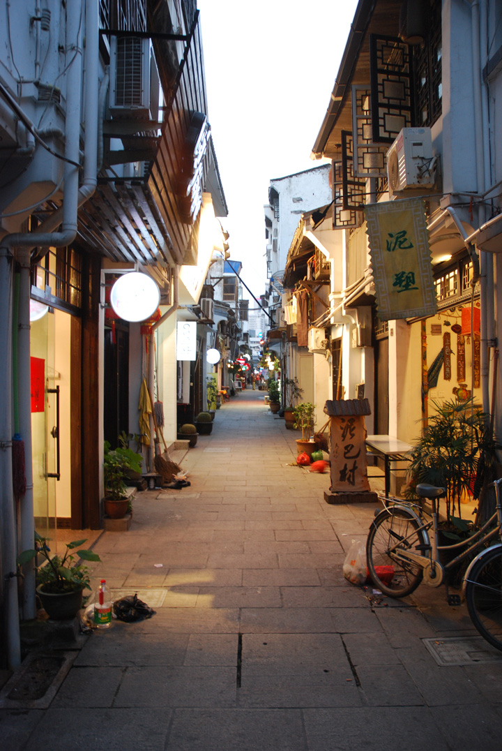 温州朔门街夜景