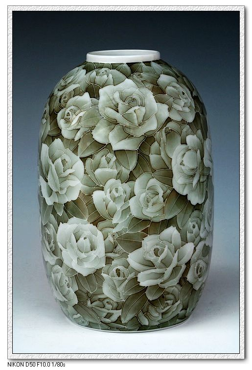 【 国宝档案 -醴陵釉下五彩瓷器摄影图片】室外