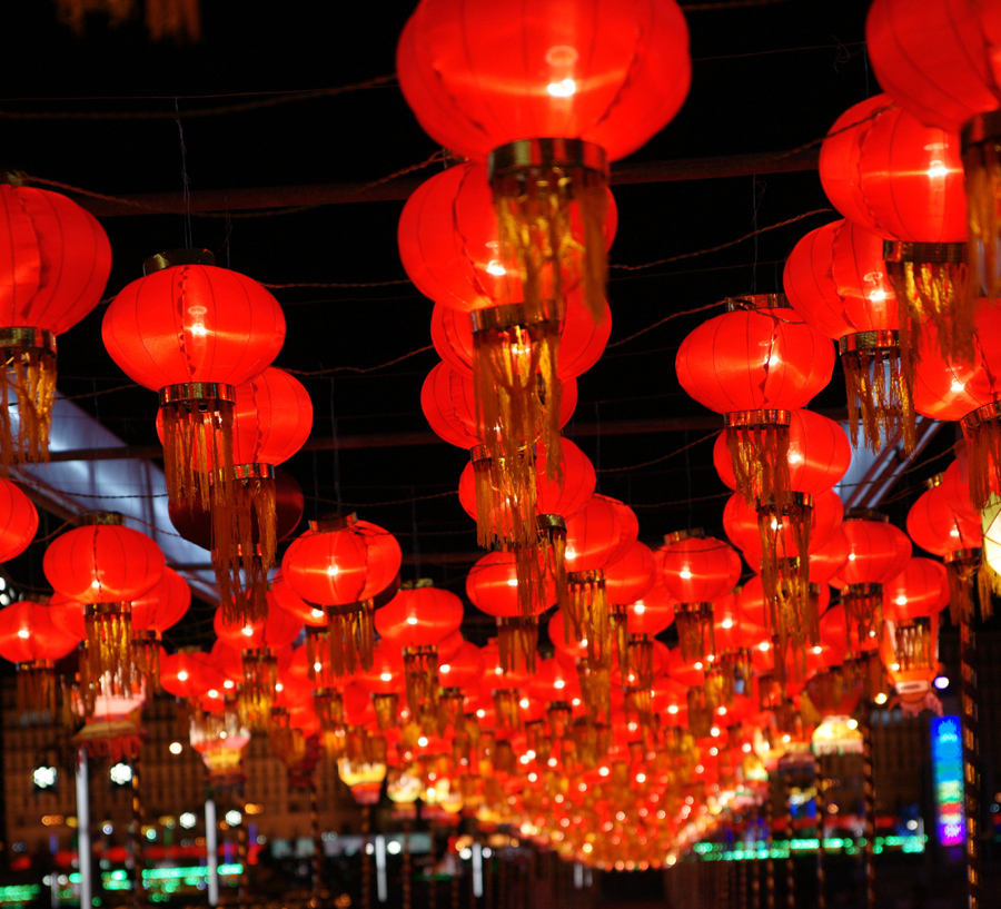 元宵节灯会布景