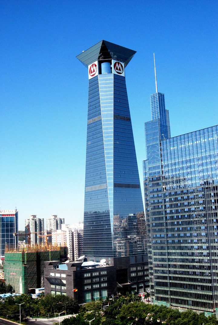 【招行及城区夜景拍摄摄影图片】深圳招商银行大厦