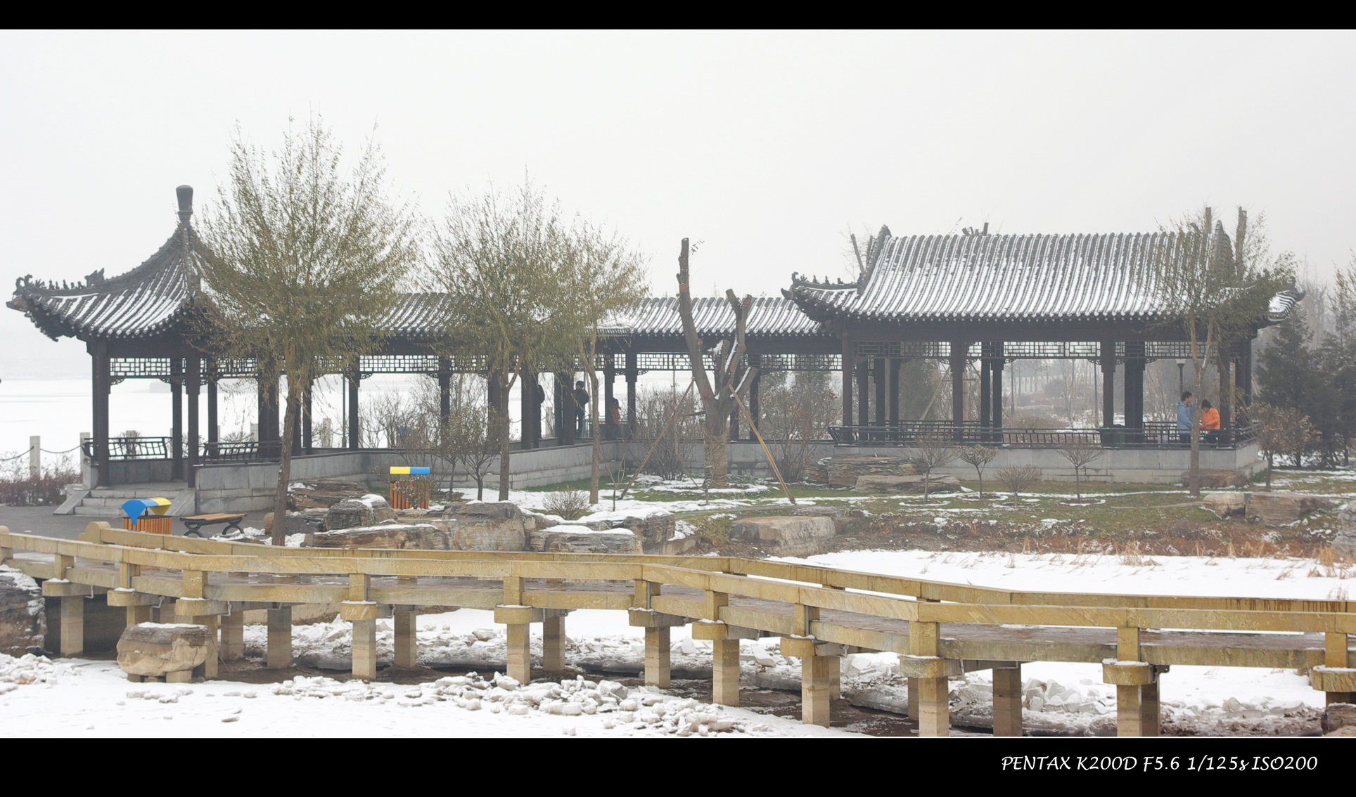 汾河公园雪景