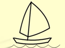 下一组 帆船简笔画