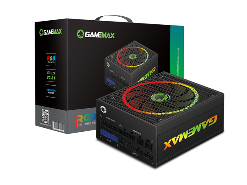 GAMEMAX RGB ATX电源 450W