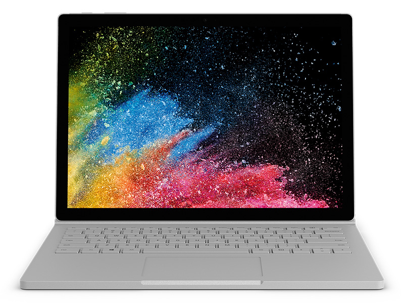 微软Surface Book 2(酷睿i7-8650U/8G/256GB/GTX1050) 前视