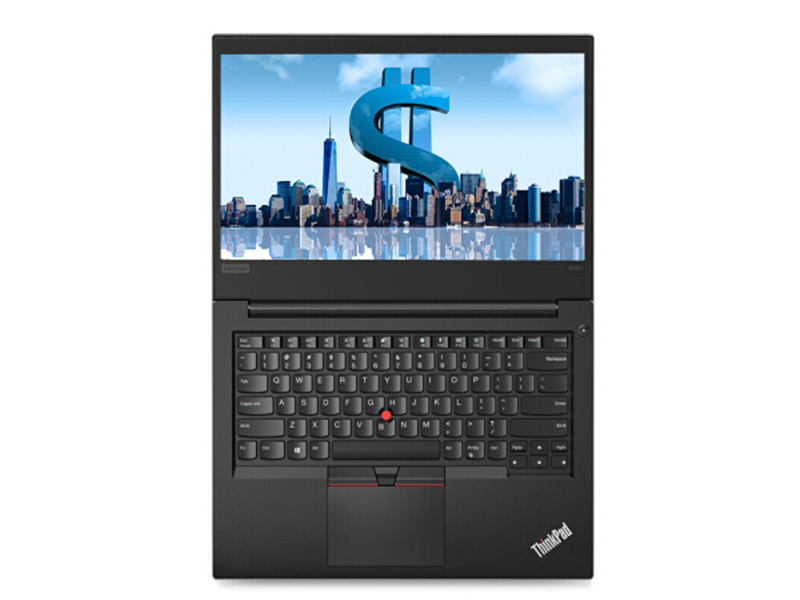 联想ThinkPad E480(20KNA002CD)俯视
