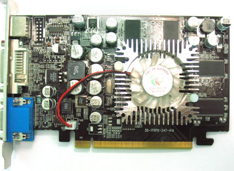 金鹰GF 6600 PCIE 正面
