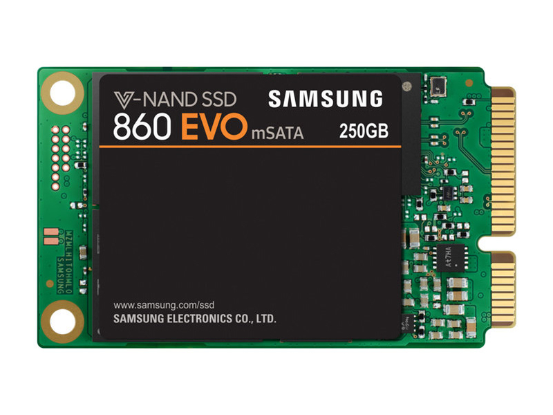 三星860 EVO 250GB mSATA SSD 正面