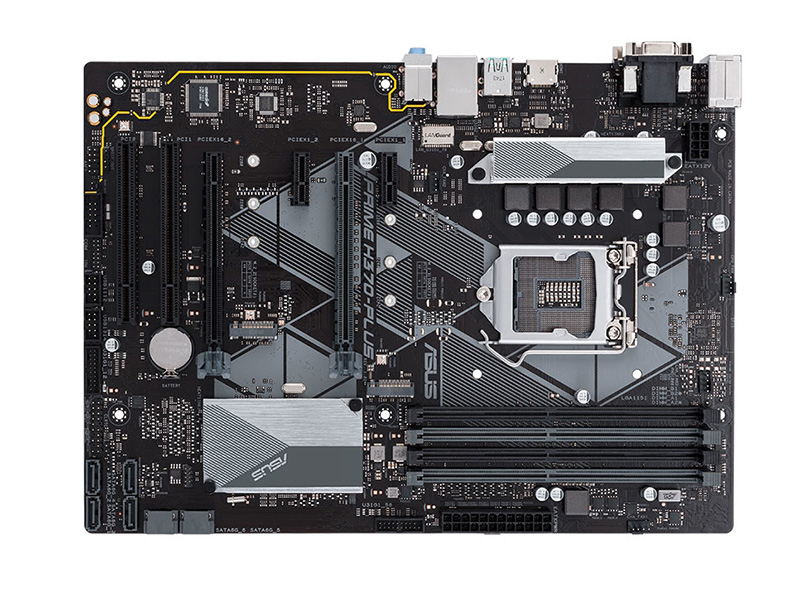 华硕PRIME H370M-PLUS 正面