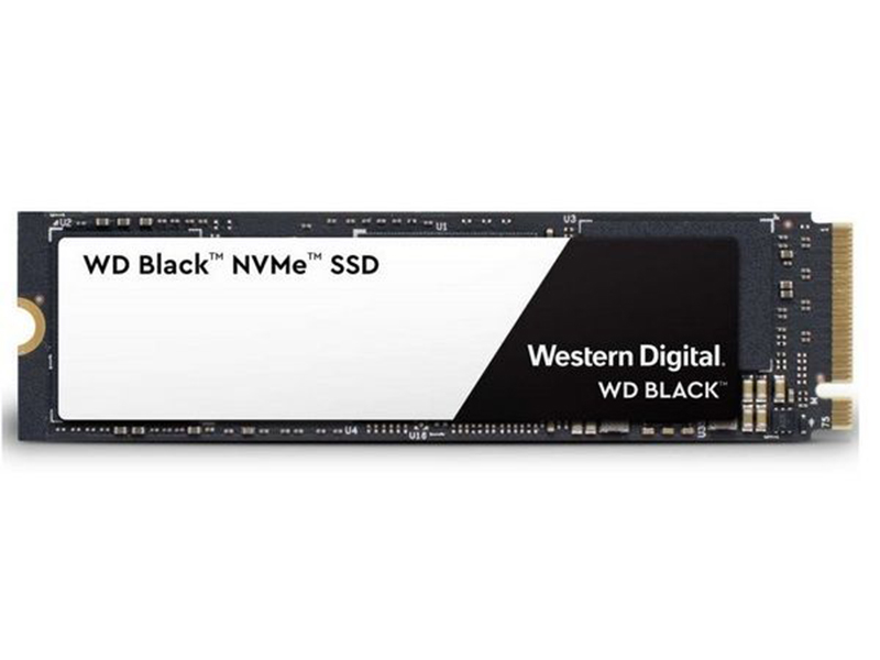 西部数据Black 3D NVMe WDS500G2X0C（500GB） 正面