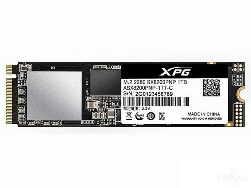 威刚xpg sx8200 pro 1t图赏