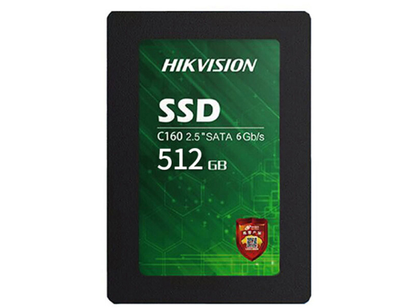 海康威视C160 512GB SATA3 SSD 正面