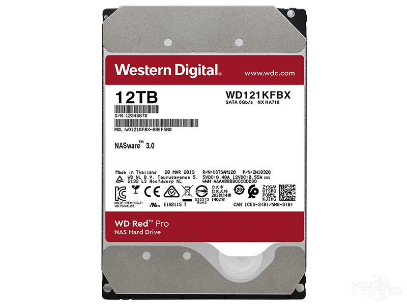 ݺPro 12TB 256M SATA3Ӳ(WD121KFBX)ͼ